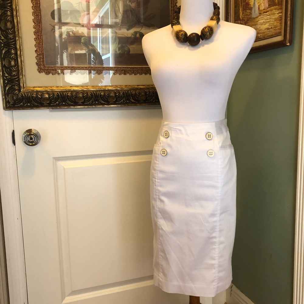 Dressbarn white skirt